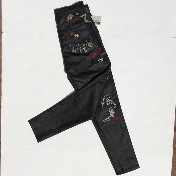 Topshop Moto Jamie High Waist Ankle Grazer/Jeans - Picture 5 of 8